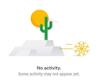 Google's promise that they don't have any record of your search activity.