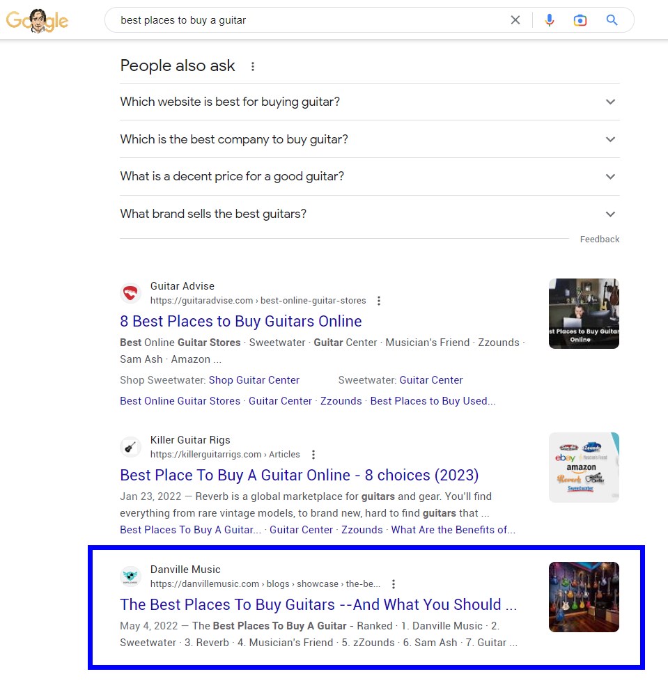 Best places to buy a guitar