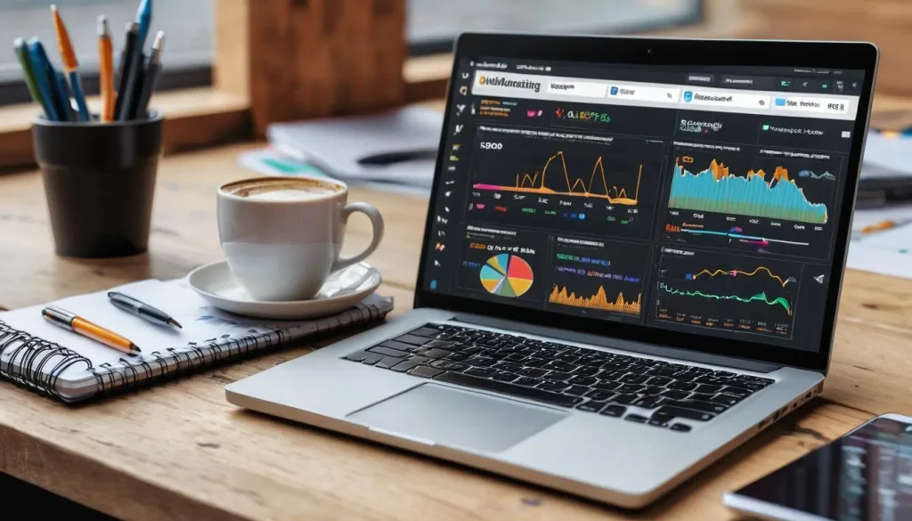 SEO dashboard for cement services