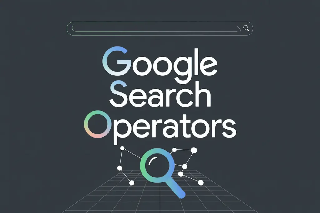 featured image for article about Google search operators