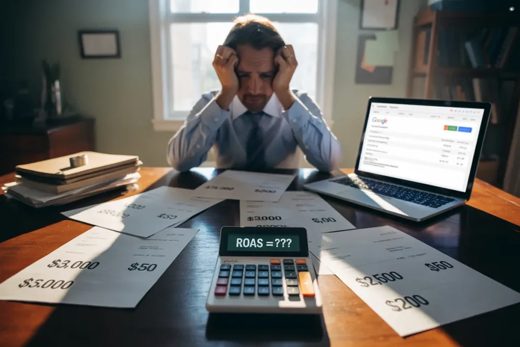 A home services provided trying in vain to optimize using ROAS